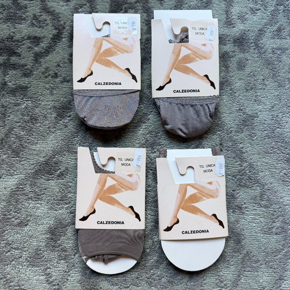 NWT 4 Pairs of Calzedonia Lace No-Show Socks